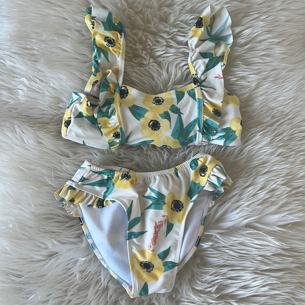 Jessica Simpson Two Piece Girls size 12 swimsuit